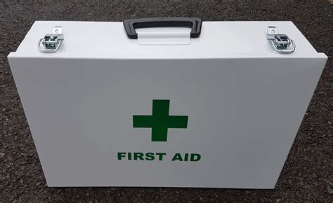 first aid box steel|metal box first aid kit.